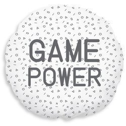 GEEK GAME dekoratív párna, Ø 40 cm, TODAY