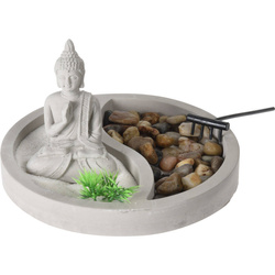 ZEN kert Buddha szoborral, relaxációs készlet, Ø 19 cm
