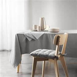 MISTRAL téglalap alakú asztalterítő, sima újrahasznosított pamut, 140 x 240 cm