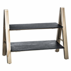 Tálca snackek tálalásához, 2 szintes, 18 x 24 x 27 cm