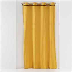 LINETTE gyűrűs függöny, pamut, fényes, 135 x 240 cm