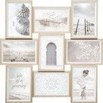 Moly fényképkeret, 9 fényképhez, Atmosphera, bézs