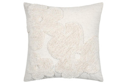 Díszpárna pamutból, bojtos, BALMA, 45 x 45 cm