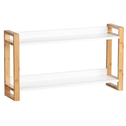FINJA bambusz falipolc, kétszintes, WENKO