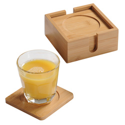 Bambusz poháralátétek, 6 darab, Kesper