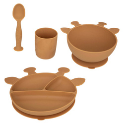 Gyerek étkészlet tapadókorongokkal, 4 darabos