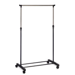 COMFY PLACE gurulós előszobai akasztó, 80 x 43 x 90 - 160 cm