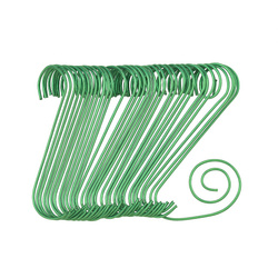 Karácsonyfadísz akasztók, 40 darab, zöld