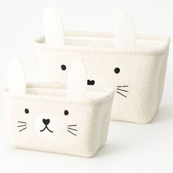 Plüss játékkosárkák NIMI, 2 darab