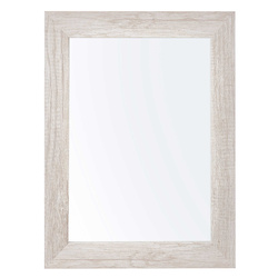 Fali tükör fából készült keretben, 38 x 48 cm