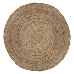 Kerek díszszőnyeg, juta, Ø 120 cm