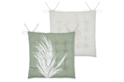 CORALIA megkötős székpárna, 100% pamut, 38 x 38 cm