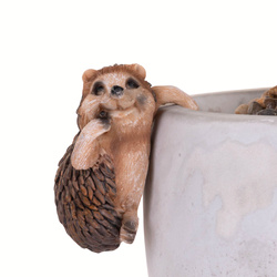 Virágcserép fogas Vidám állat, polirezin, 9 x 4,5 x 8 cm