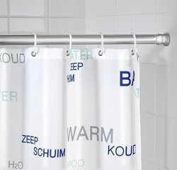 Teleszkópos zuhanyfüggöny rúd, Ø 2 cm, 110-185 cm, króm, WENKO