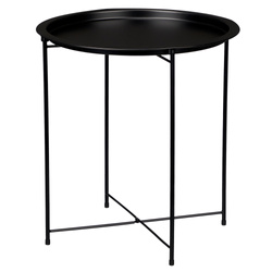 MESA fém kerek dohányzóasztal, Ø 47 cm