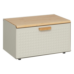 Fém kenyértartó SENSIA bambusz fedéllel