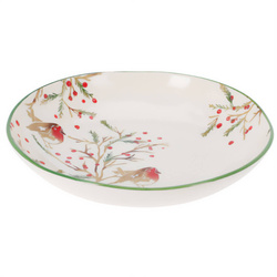 Karácsonyi kerámia tál, Ø 30 cm