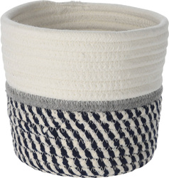 Tároló kosár, pamut, 13 x 13 cm