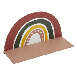 Gyerekszobai polc szivárvány HEAD IN THE CLOUDS, 41,5 x 10 x 31,5 cm