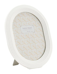 Ovális keret stukkóval, 20 x 25 cm