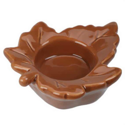 Juharlevél tealight gyertya tartó