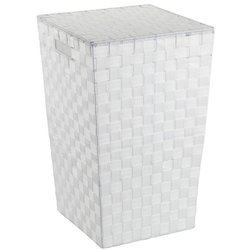 Dekoratív textilkosár ADRIA, WENKO 48l, fehér