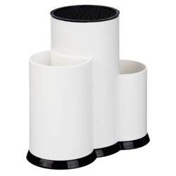 Műanyag késállvány, 12,5 x 23 x 22 cm