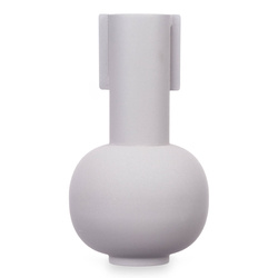 Fém váza, pasztell szín, 14 x 28 cm