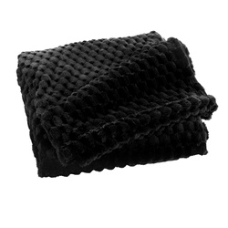 Frosty flanel takaró 125 x 150 cm, fekete