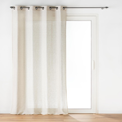 Szalagfüggöny lenhatású, PAULINE, 140 x 240 cm