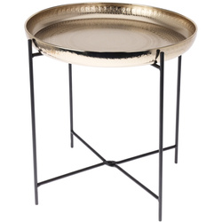Fém dohányzóasztal, Ø 35 cm