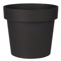 Univerzális műanyag virágcserép, antracit színű