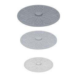 Silikonfedők edényekhez, 3 darab különböző méretben