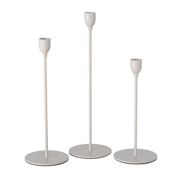 Fém gyertyatartók vacsoragyertyákhoz, MALTE