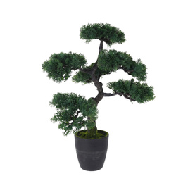 Műanyag Bonsai fa cserépben, 32 x 32 x 50 cm, 3. minta