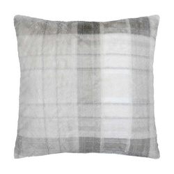 SCOTLAND kockás plüss párna, 60 × 60 cm