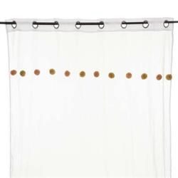 Gyerekfüggöny pomponokkal, 140 x 240 cm