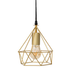 IDA geometriai függőlámpa, arany, Ø 17 cm