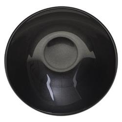 Zöldségleves tányér ANIA BLACK, üveg, Ø 17 cm