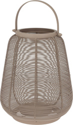 Fém lámpás fogantyúval, 16,5 x 19 cm