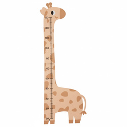 KISMET falra szerelhető magasságmérő, 45 x 120,5 cm, zsiráf