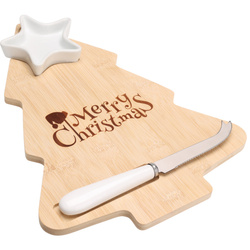 FIABEL sajttálca, fenyőfa alakú, 3 elem.