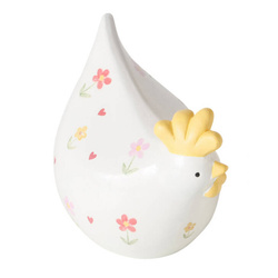 Kis húsvéti tojásfigura, BLÜMI tyúk, magassága 17 cm