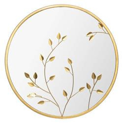 Dekoratív tükör LEAVES, Ø 58 cm