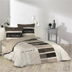 NATURAL pamut ágynemű, 200 x 200 cm