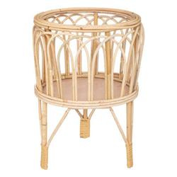 Cserép alátét, rattan burkolat, Ø 32 cm