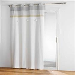 TASSEL függöny, 140 x 240 cm, bojtokkal