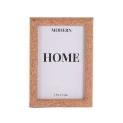 Képkeret, parafa, 14,5 x 1,8 x 19,5 cm