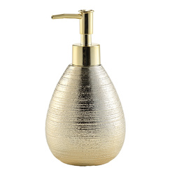 Fém adagoló arany pumpával, TRESOR, 9 x 17 cm