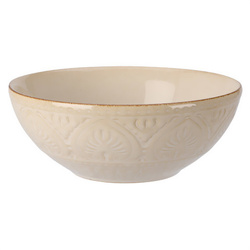 Kerámia tál hornyolt mintával, 650 ml